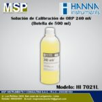 Solución de calibración de ORP 240 mV Hanna Instruments de 500 ml modelo HI 7021L.