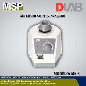 Agitador vortex análogo DLAB MX-S para tubos de ensayo