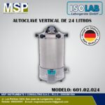 Autoclave vertical de 24 litros ISOLAB modelo 601.02.024.