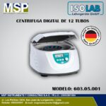 Centrífuga digital de 12 tubos ISOLAB modelo 603.05.001.