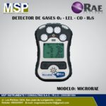 Detector multigás portátil MicroRAE PGM-2600 RAE Systems O2 LEL CO H2S.