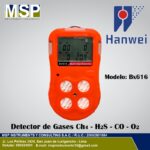 Detector de Gases Hanwei BX616 Ch4 H2S CO O2