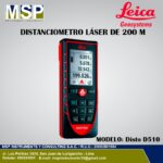 Distanciometro laser de 200 metros Leica Disto D510 de MSP Instruments.
