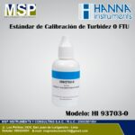 Estándar de calibración de turbidez 0 FTU Hanna Instruments modelo HI 93703-0.