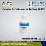 Estándar de calibración de turbidez 10 FTU Hanna Instruments modelo HI 93703-10.