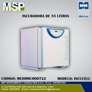 Incubadora de laboratorio de 55 litros MMM Group Incucell