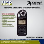 Medidor ambiental avanzado portatil Kestrel K5000 con sensores meteorologicos de MSP Instruments