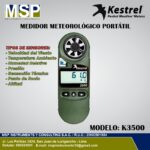 Medidor meteorologico portatil Kestrel K3500 con presion barometrica de MSP Instruments