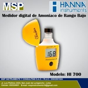 Medidor de Amoníaco Hanna HI 700