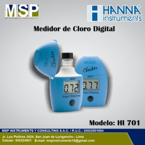 Medidor de cloro digital Hanna HI701