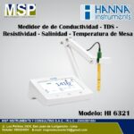 Medidor de conductividad de mesa Hanna HI 6321
