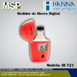 Medidor de hierro digital Hanna Instruments modelo HI 721 para análisis de agua.