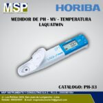 Medidor de bolsillo LAQUAtwin PH-33 de la marca Horiba para medir pH, MV y temperatura