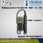 multiparámetro portátil hi 9829 hanna