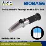 Refractómetro análogo BIOBASE de 0 a 50% Brix modelo HT-1150.