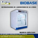 Refrigeradora de laboratorio de mesa de 68 litros Biobase modelo BPR-5V68 con puerta de vidrio