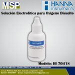 Frasco de solución electrolítica para sensores de oxígeno disuelto Hanna Instruments HI 7041S