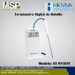 Termómetro digital con cable Checktemp uno Hanna Instruments con sonda de penetración modelo HI 98509