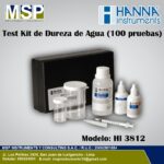 Kit de pruebas químicas de dureza de agua Hanna Instruments de cien pruebas modelo HI 3812.