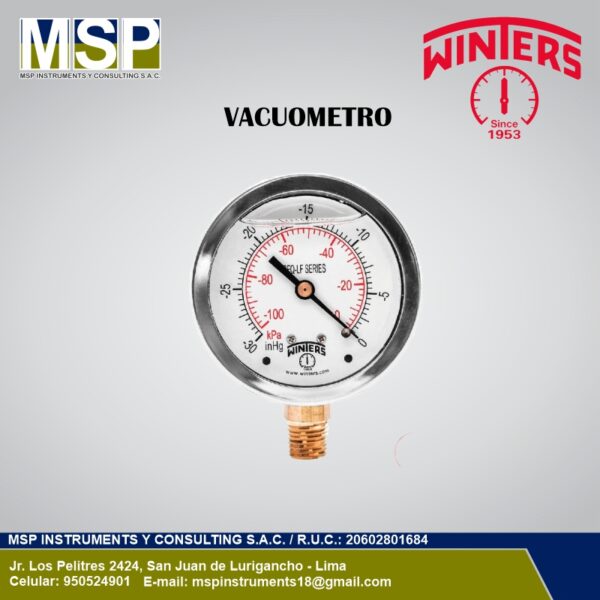vacuometro-industrial-analogico-winters Vacuómetro analógico Winters para medición de vacío industrial