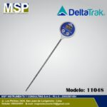 Termómetro digital de pincho DeltaTrak modelo 11048 con sonda de inserción larga.