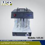 Equipo de test de jarras de 4 posiciones para tratamiento de aguas y floculación modelo Y-FL4C.