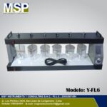 Equipo de test de jarras de 6 posiciones para ensayos de floculación y coagulación modelo Y-FL6.