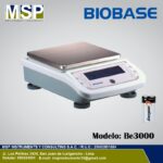 Balanza de precisión digital BIOBASE Be3000 electrónica para laboratorio industrial.