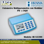 Fotómetro multiparamétrico con medidor de pH y DQO modelo HI 83399 de Hanna Instruments