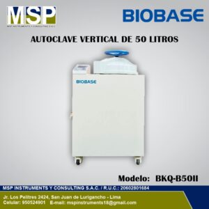 Autoclave vertical de 50 litros marca Biobase modelo BKQ-B50II