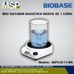 Mini agitador magnético digital de 1 litro marca Biobase modelo BJPX-SC11-MN