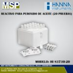 Reactivo para peroxido de aceite Hanna HI 83730-20 repuesto 20 pruebas