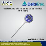Termómetro digital DeltaTrak 11040 con vástago de 10 cm