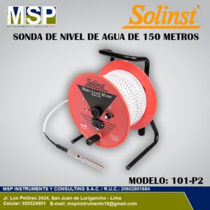 Sonda de nivel de agua Solinst 101-P2 de 150 metros